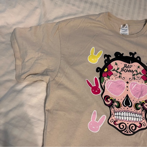 Bad Bunny Sugar Skull T-Shirt - Picture 3 of 9
